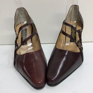 Ombeline Made in Italy Violet High Heel Side Strap